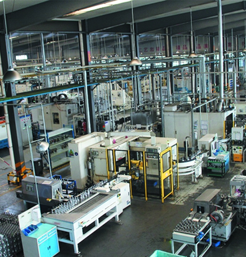 Bell-shaped shell production line